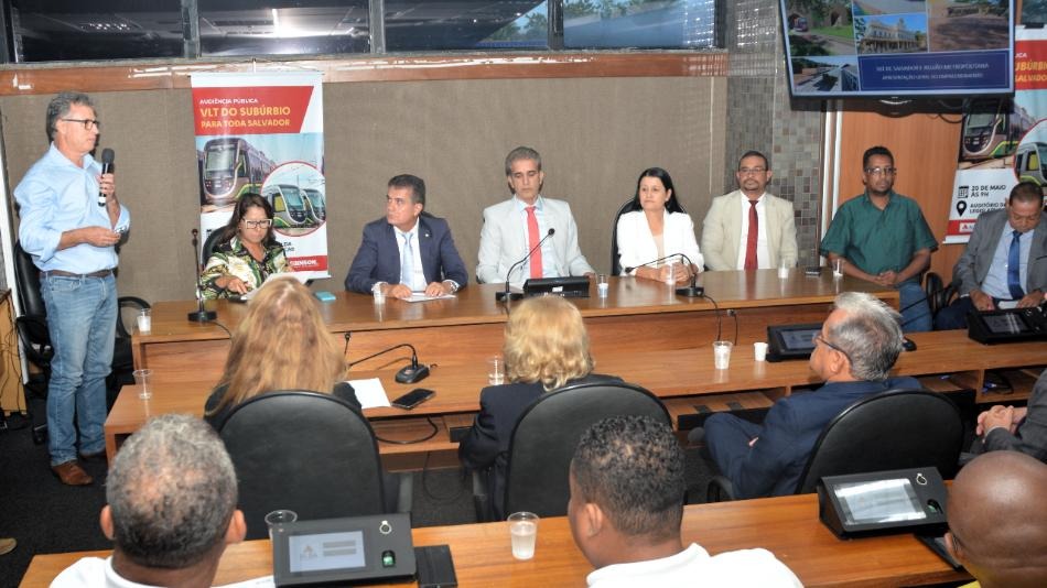 Comissão de Infraestrutura discute obras do VLT do Subúrbio de Salvador