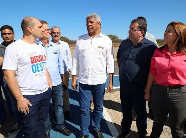 Antonio Henrique Jr acompanha Jerônimo Rodrigues em visita ao Aeroporto Dom Ricardo Weberberger