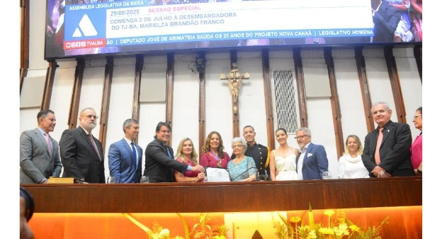 ALBA entrega a Comenda 2 de Julho à desembargadora Marielza Brandão Franco