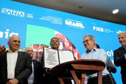 "A gente vai fortalecer o setor empresarial”, afirma Jerônimo Rodrigues durante abertura de escritório de ApexBrasil, em Salvador