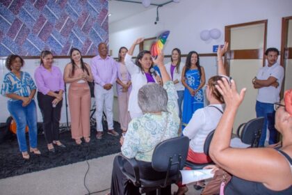 Moradoras de Vida Nova participam de ação sobre conscientização e enfrentamento à violência contra a mulher