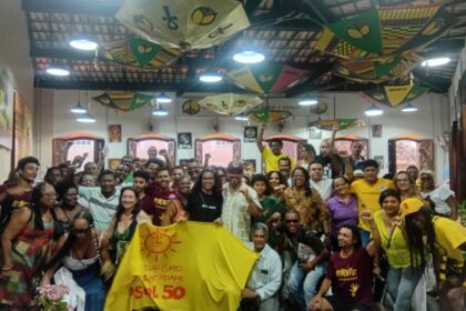 Kleber Rosa anuncia pré-candidatura a deputado estadual em evento no Pelourinho