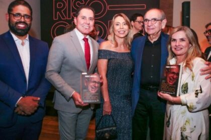 Ivana Bastos participa de lançamento de livro do comunicador Mário Kertész