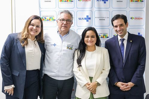 Em Brasília, Débora Regis se reúne com ministro da Saúde e apresenta demandas de Lauro de Freitas