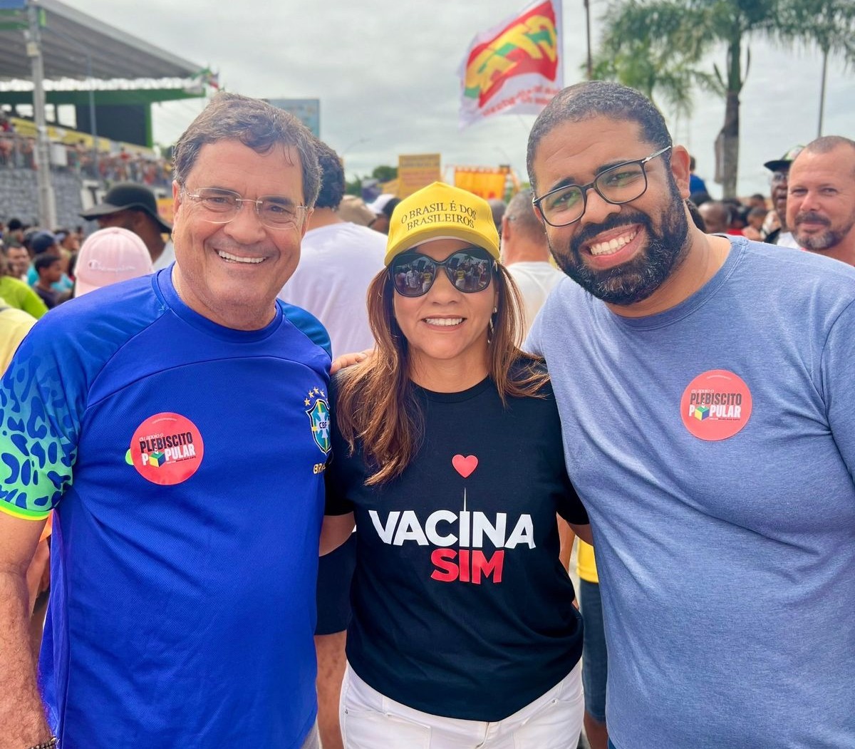 Felipe Freitas participa do Grito dos Excluídos e defende taxação dos super ricos