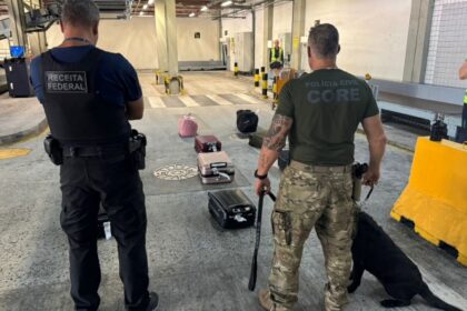 Receita Federal realiza operação no Aeroporto de Salvador com apoio da Polícia Civil