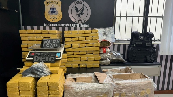 Polícia Civil apreende 212 quilos de maconha em Feira de Santana