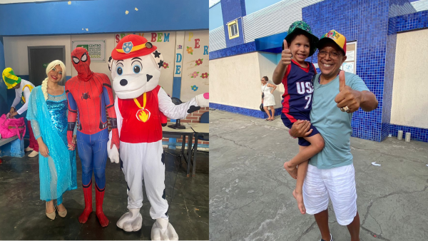 Mobilização de Suíca garante festa do Dia das Crianças em Pernambués