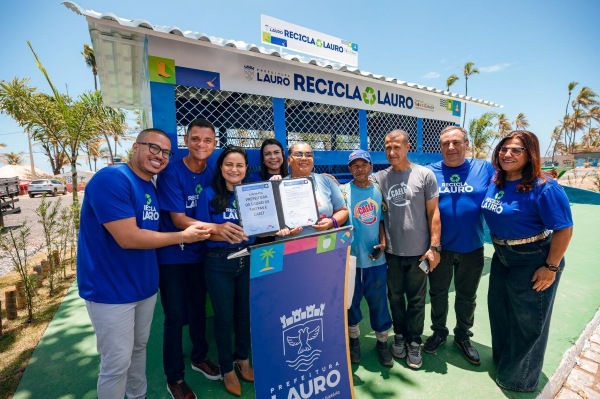 Prefeita Débora Regis lança Programa Recicla Lauro
