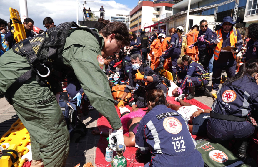 Simulado de incidente com múltiplas vítimas testa resposta de emergência para o Carnaval