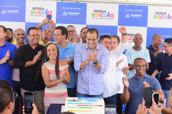 Em comemoração pelos 477 anos de Salvador, Prefeitura inaugura terceira escola em duas semanas