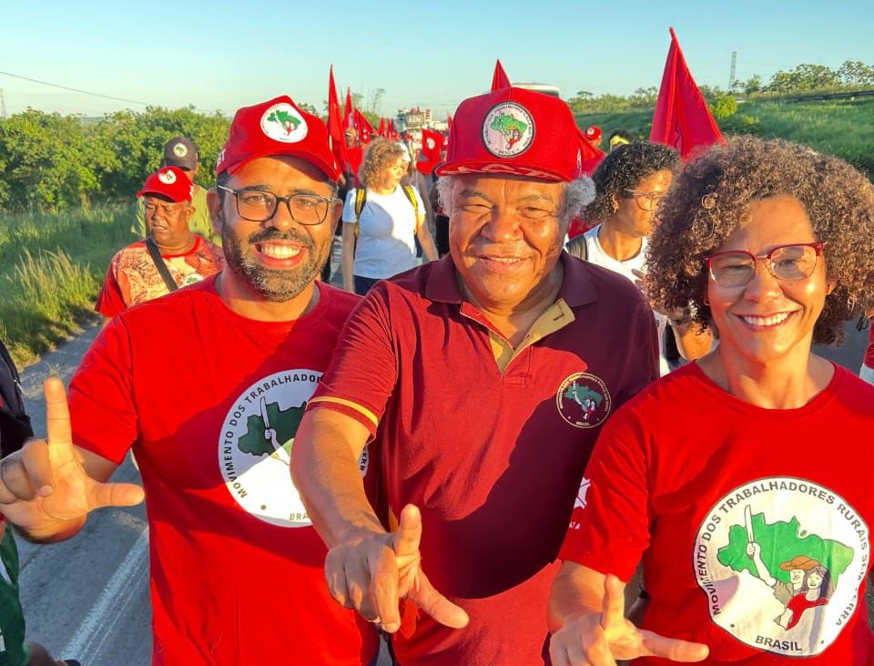 Secretário de Justiça participa da Marcha do MST e reafirma parcerias por cidadania no campo