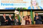 Presidente Ivana Bastos recebe título de cidadã soteropolitana; iniciativa foi da vereadora Aladilce