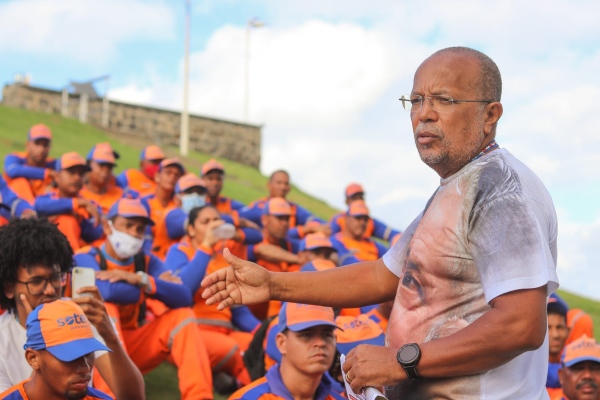 Dirigente do Sindilimp, Luiz Carlos Suíca fala de expectativa de reunião com presidente do Senado para tratar do PL dos garis e das margaridas