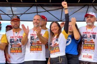 No 1º de Maio, Alice Portugal reforça defesa dos direitos, da democracia e do fim da jornada 6x1
