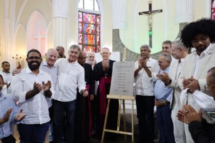 Governo do Estado entrega obra de restauração da fachada do Santuário Senhor dos Passos