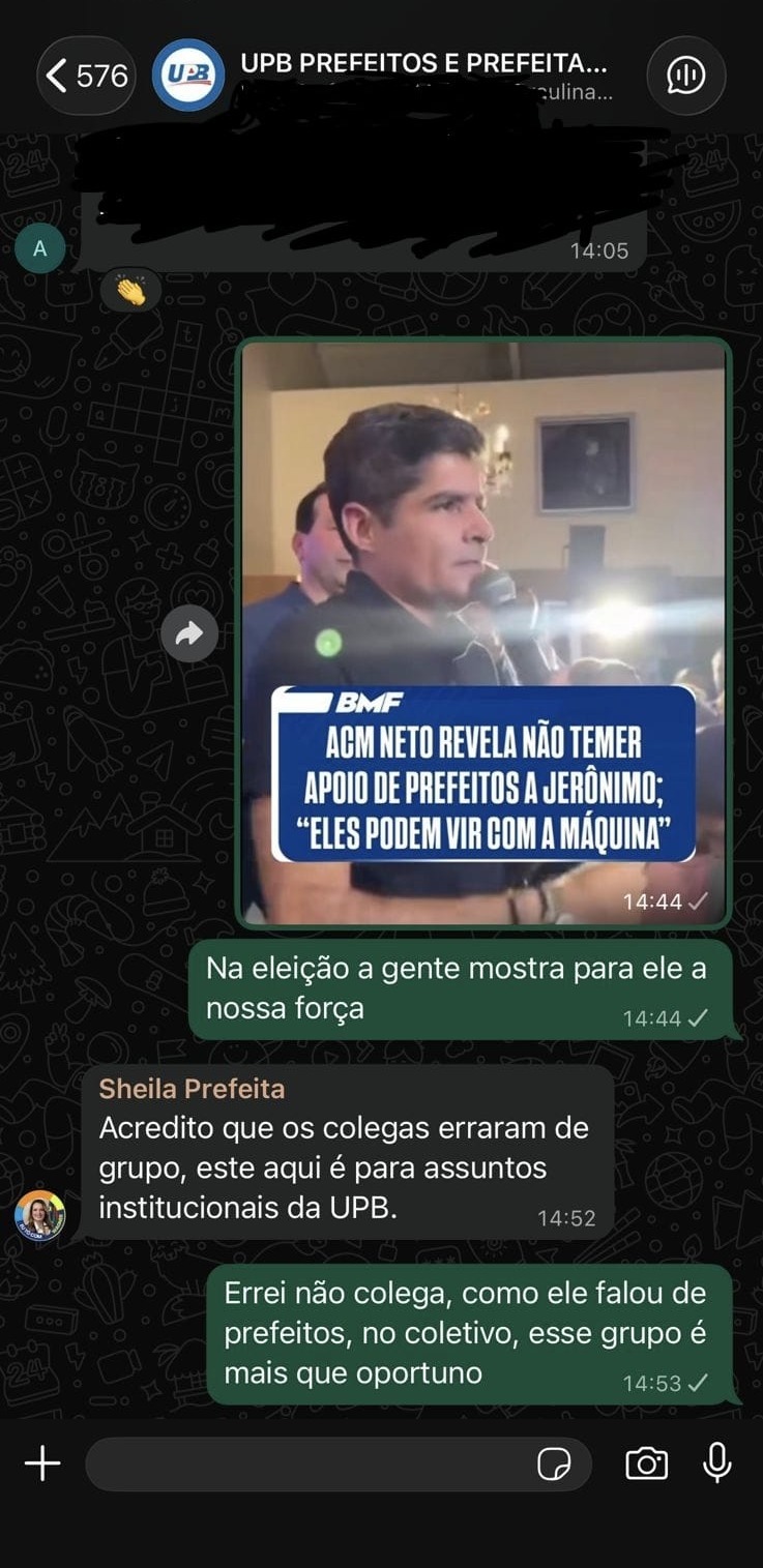 Prefeitos reagem a ACM Neto após fala em Vitória da Conquista