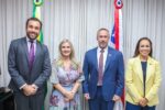 Presidente Ivana Bastos recebe visita oficial do embaixador dos Emirados Árabes Unidos no Brasil