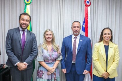 Presidente Ivana Bastos recebe visita oficial do embaixador dos Emirados Árabes Unidos no Brasil