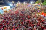 Comício lotado de Jerônimo reúne prefeitos ex-aliados de ACM Neto no palanque em Itaberaba