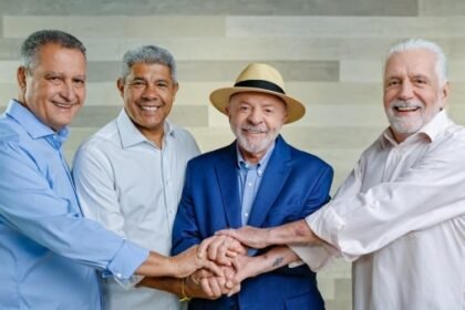 Com apoio de Lula, Jerônimo chega a 46%, aponta pesquisa Opnus/BNews divulgada nesta segunda-feira (24), contra 38% de ACM Neto