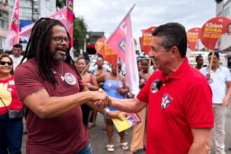 Em Itabuna, Geraldo Simões declara apoio a Kleber Rosa para deputado estadual