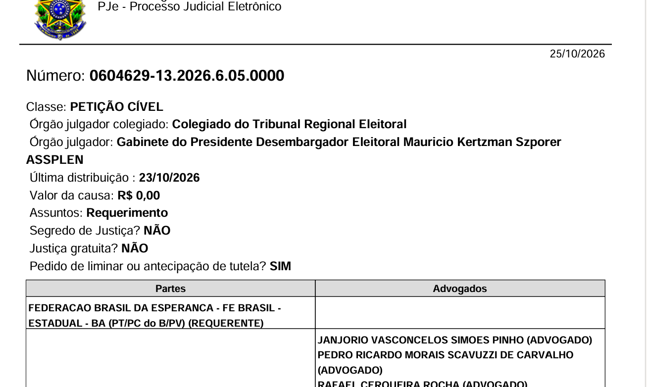 PT denuncia ônibus nas garagens durante votação em Salvador e pede multa de R$ 1 milhão por hora contra prefeito Bruno Reis